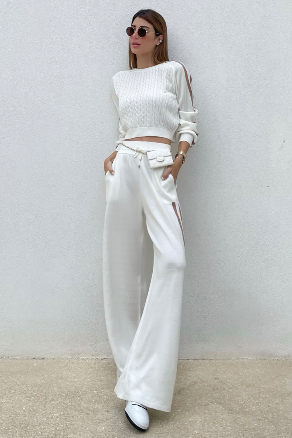 Calça Lara Fio Soft Off White