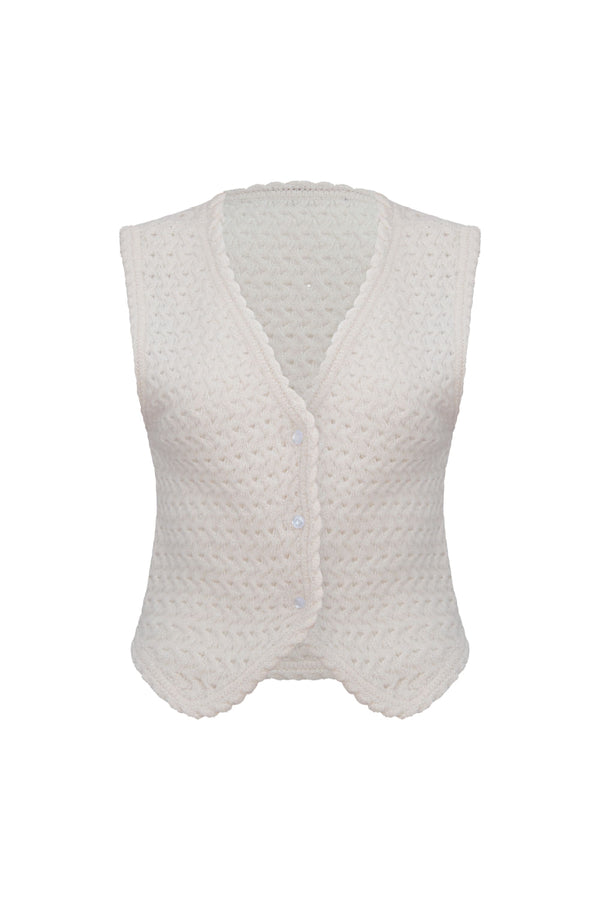 Conjunto Tricot Liliane Off White