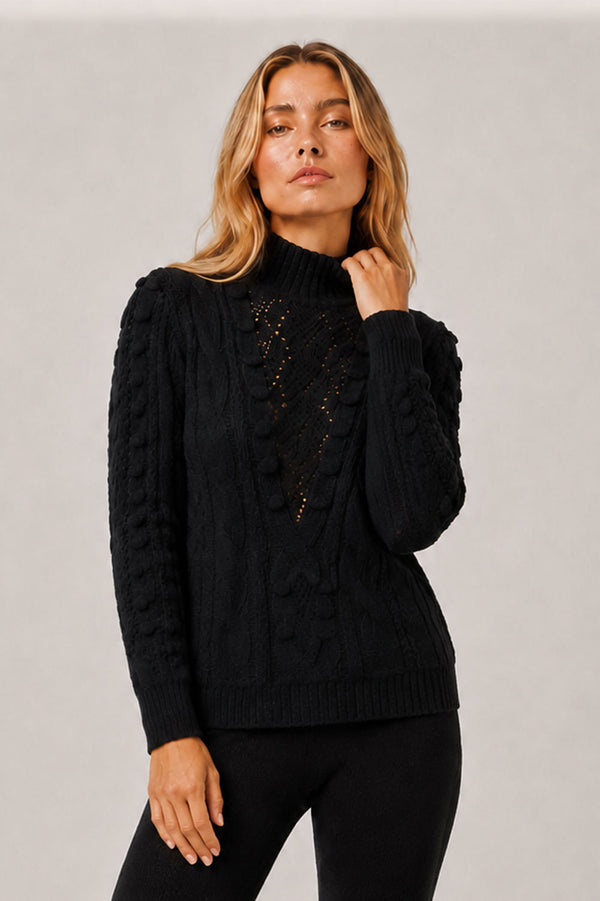 Blusa Tricot Samira Preto