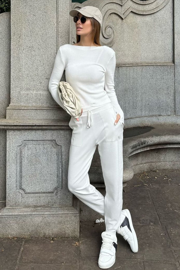 Calça Tricot Sofia Off White