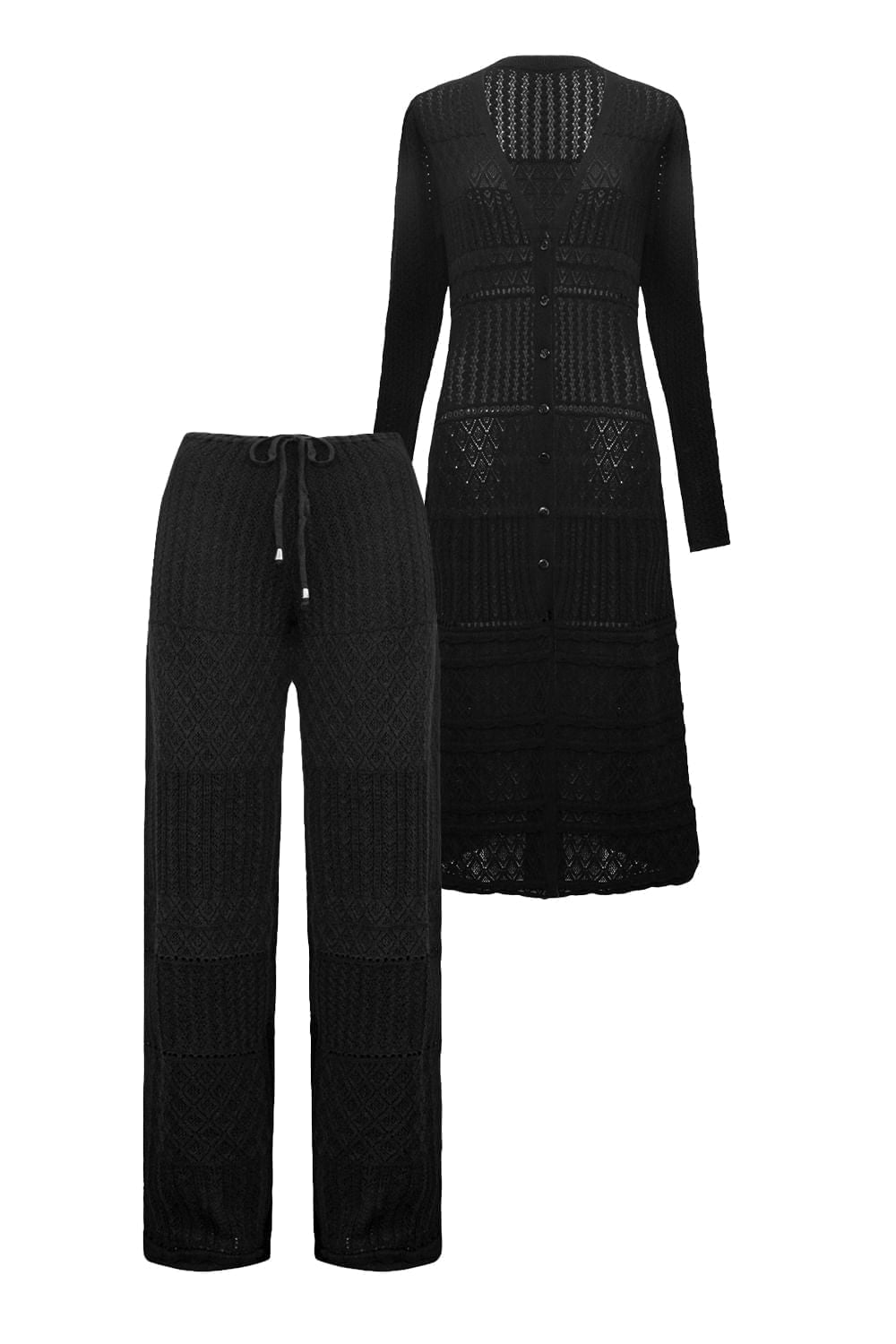 Conjunto Tricot Jade Preto
