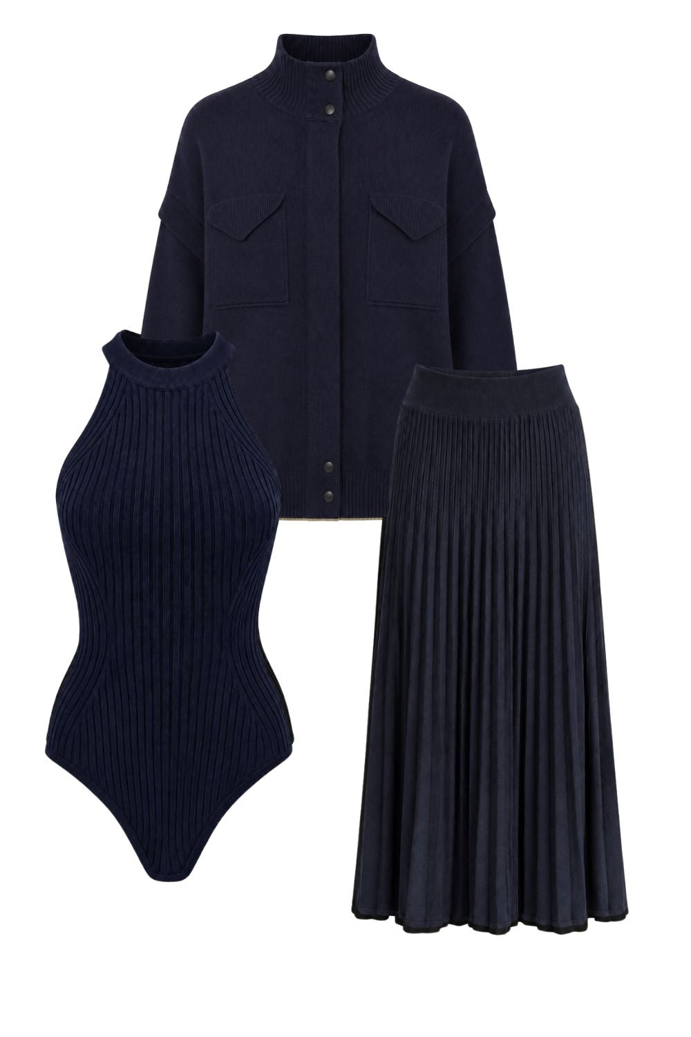 Conjunto Tricot Olivia Marinho