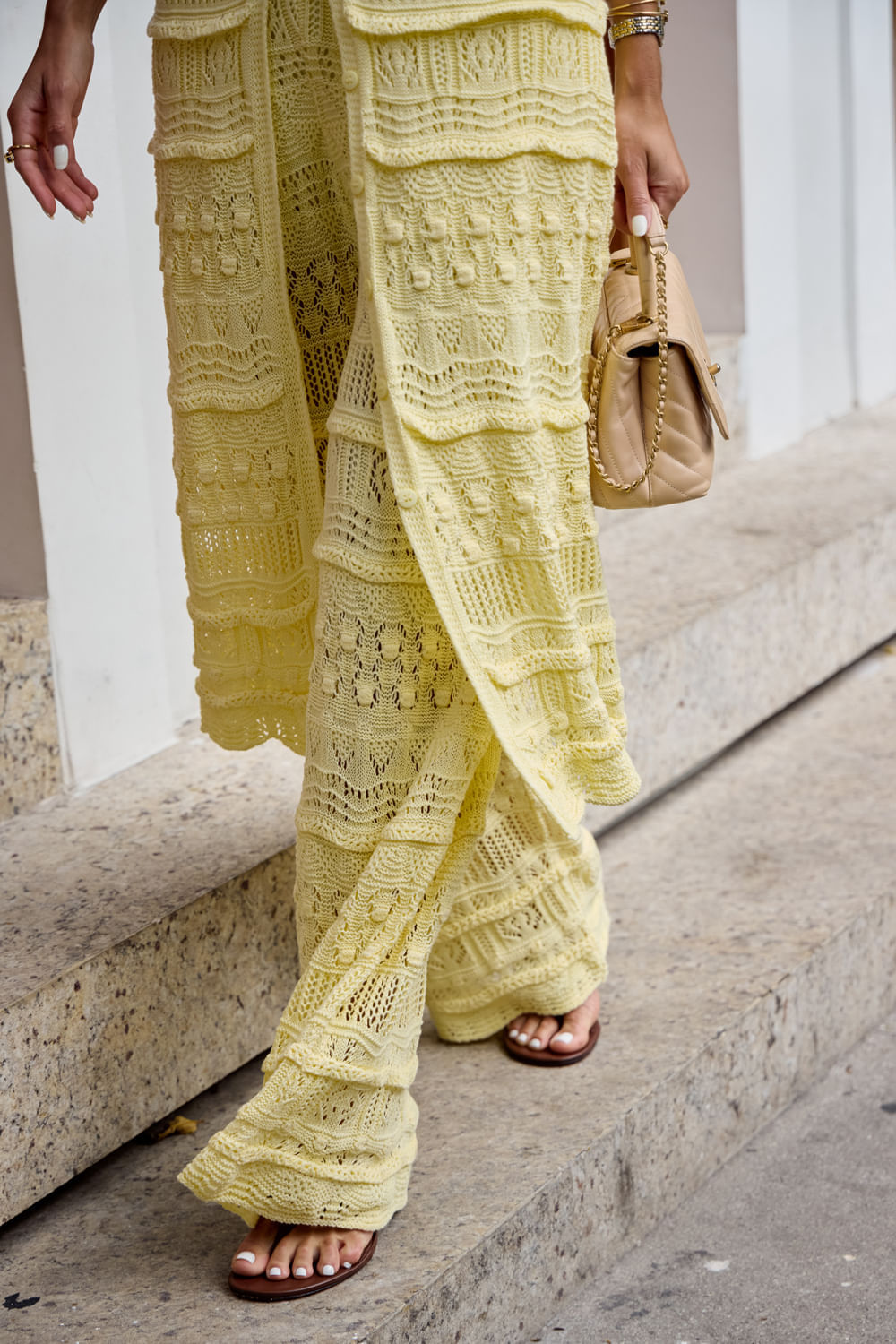 Túnica Tricot Gloria Amarelo Manteiga
