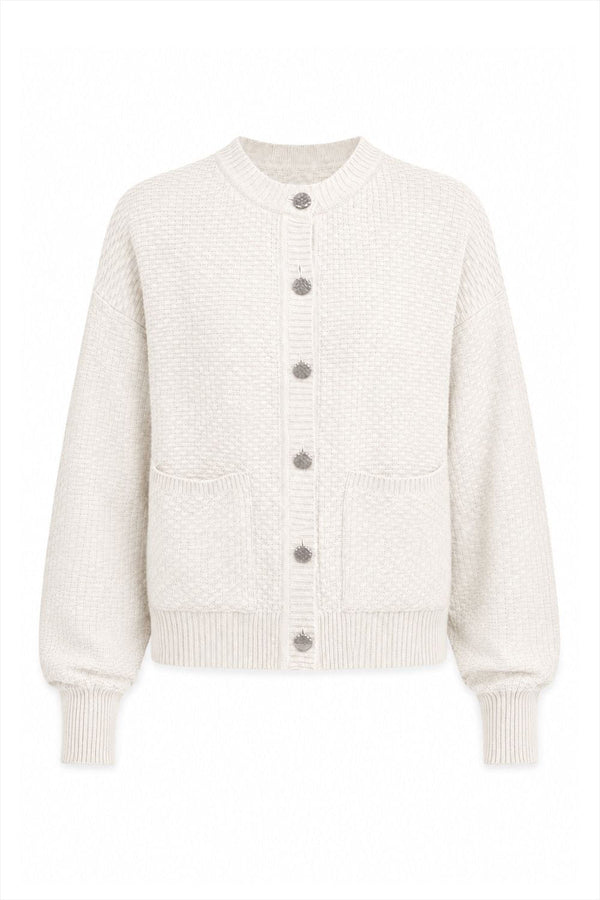 Casaco Tricot Amora Off White