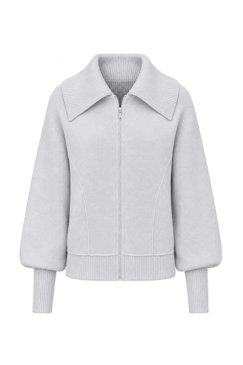 Jaqueta Tricot Cora Azul Nuvem