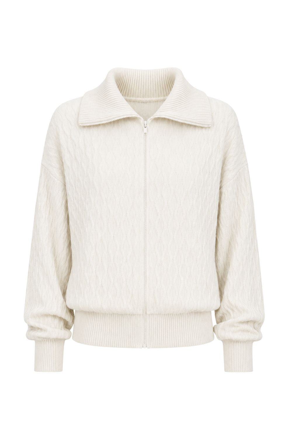 Jaqueta Tricot Flora Off White