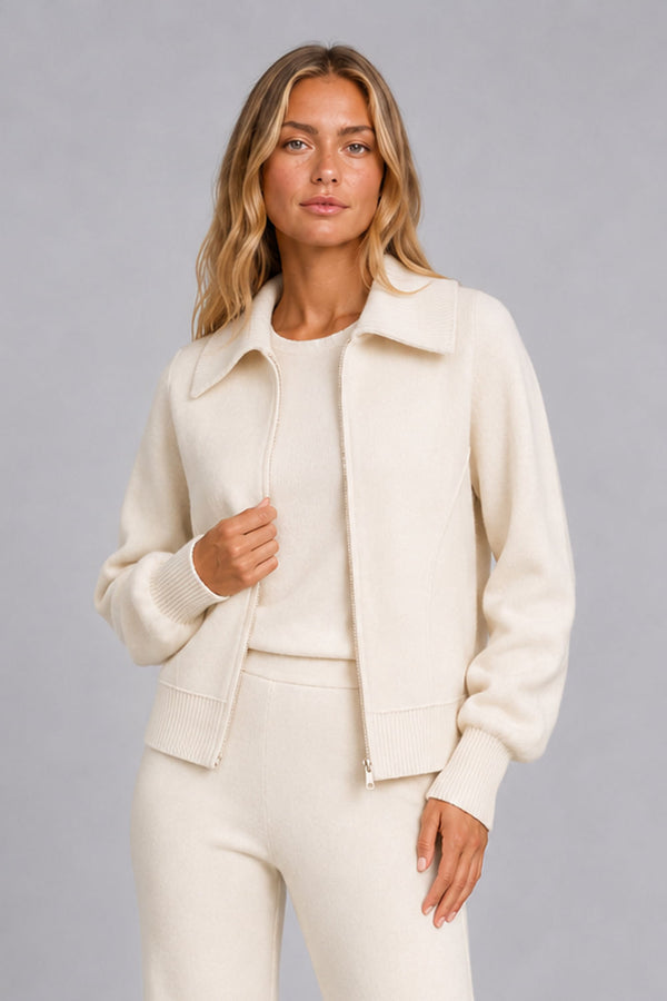 Jaqueta Tricot Cora Off White