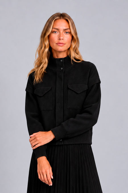 Jaqueta Tricot Olivia Preto
