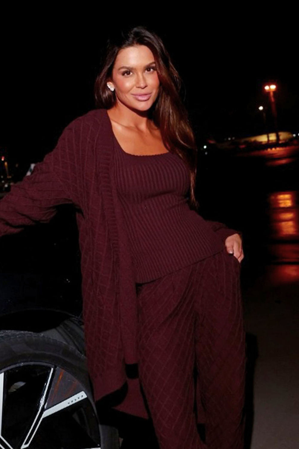 Casaco Tricot Eva Dark Brown