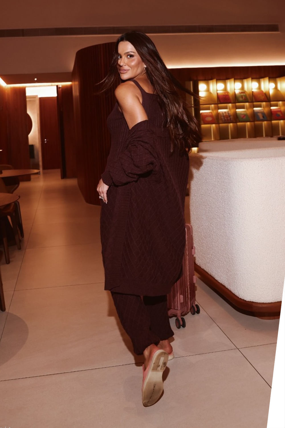 Casaco Tricot Eva Dark Brown
