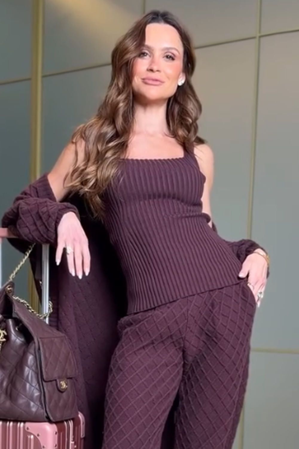 Regata Tricot Leila Eva Dark Brown
