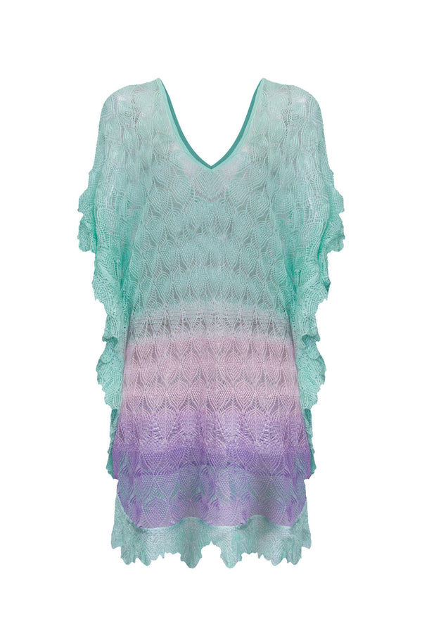 Kaftan Tricot Sol Verde Tiffany