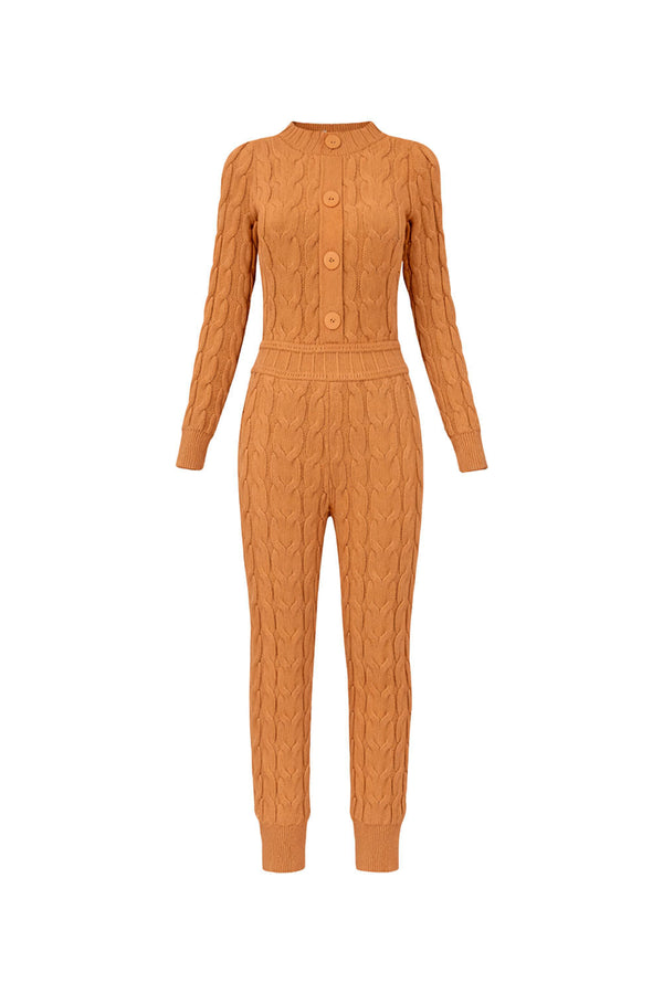 Macacão Tricot Georgea Mascavo