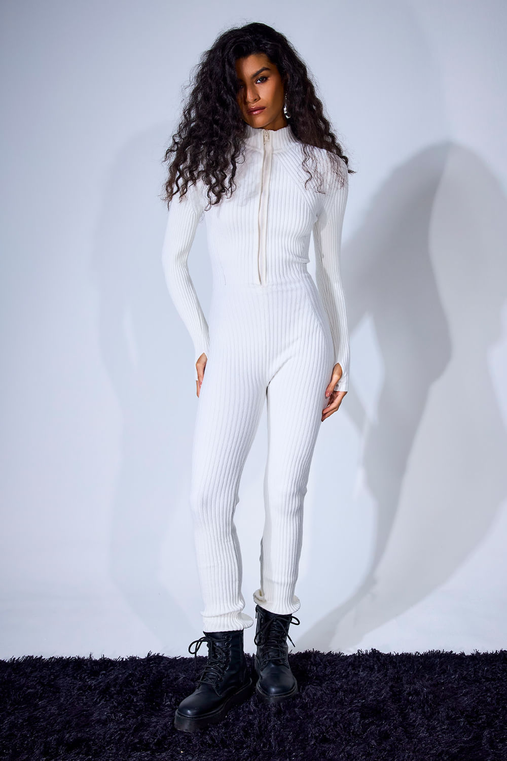 Macacão Tricot Helga Milk