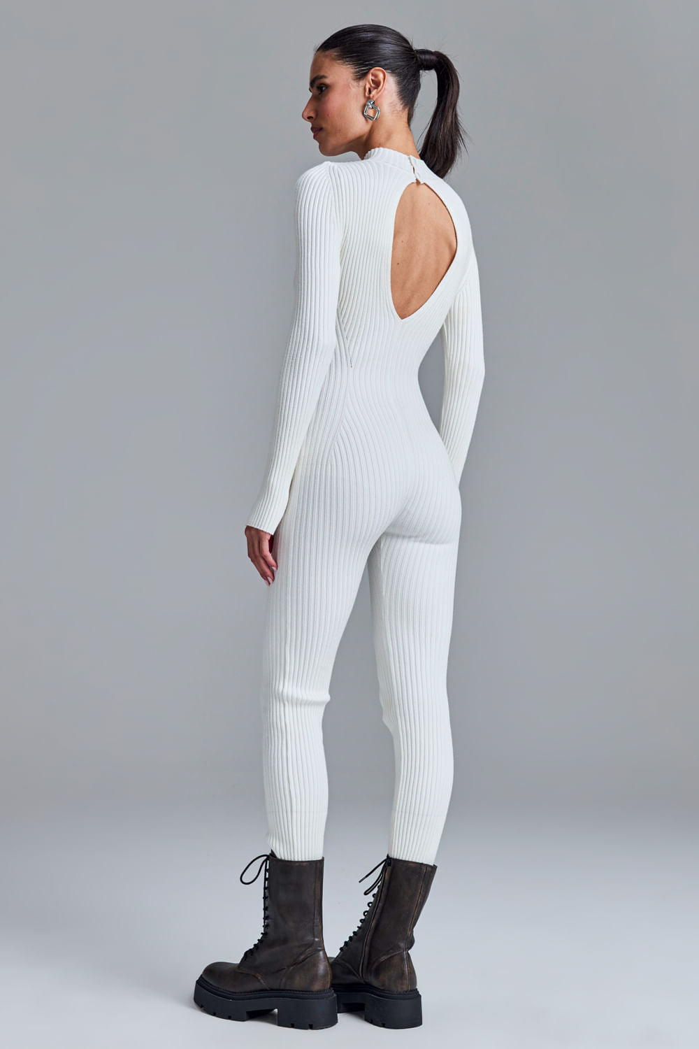Macacão Tricot Martina Off White