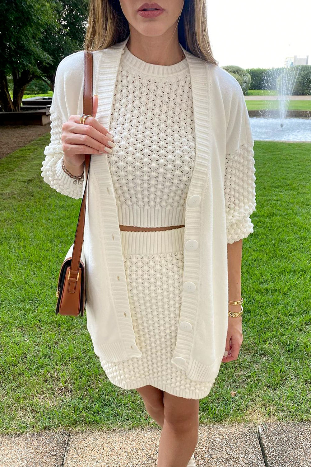 Saia Tricot Curta Serena Off White