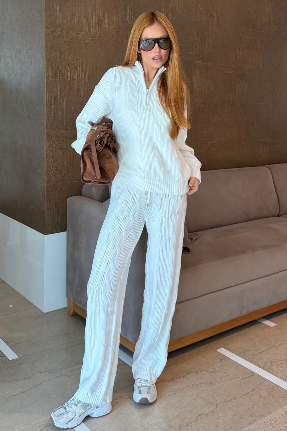 Blusa Tricot Leila Branco