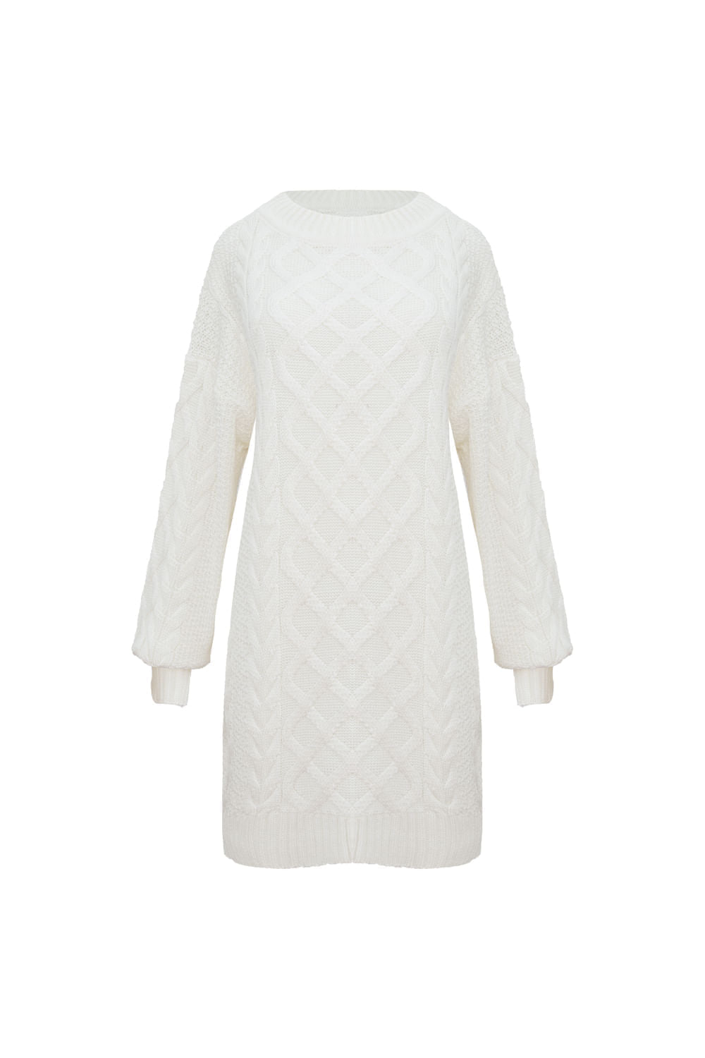 Pullover Dress Tricot Antonela Off White