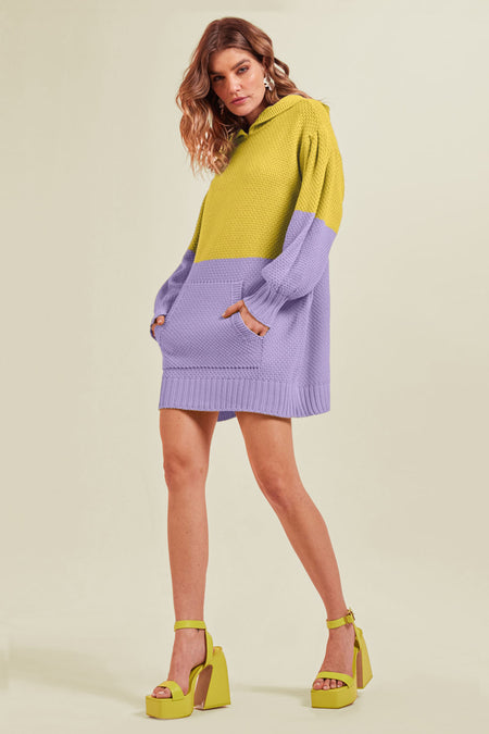 Pullover Tricot Agata Verde Lima
