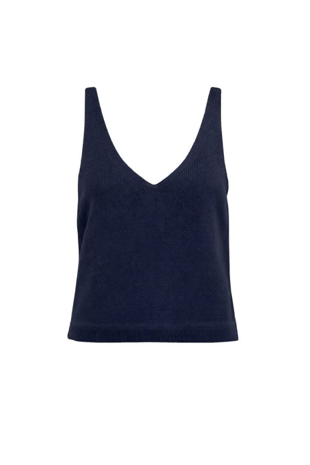 Regata Tricot Carina Azul Marinho