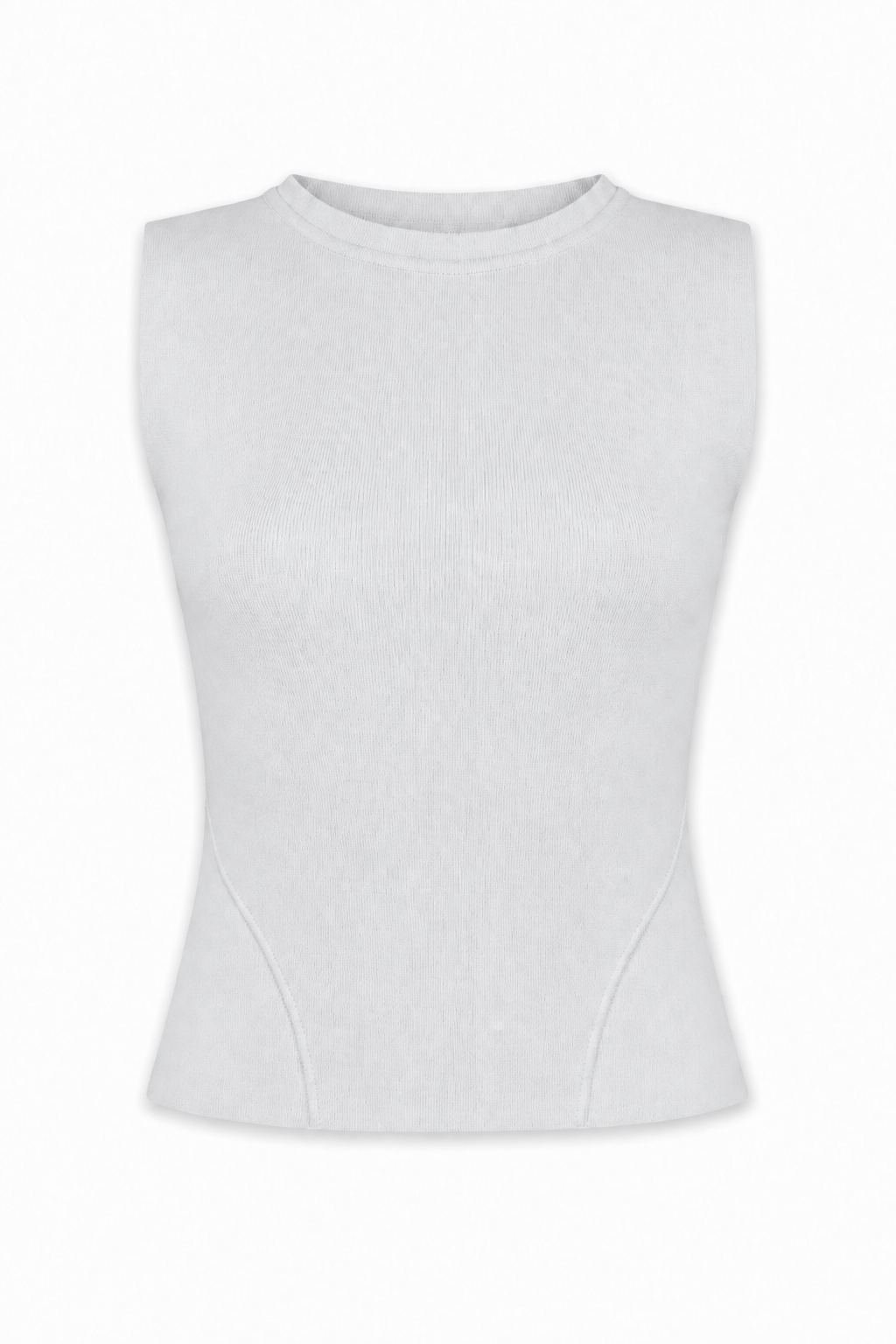 Regata Tricot Cora Azul Nuvem