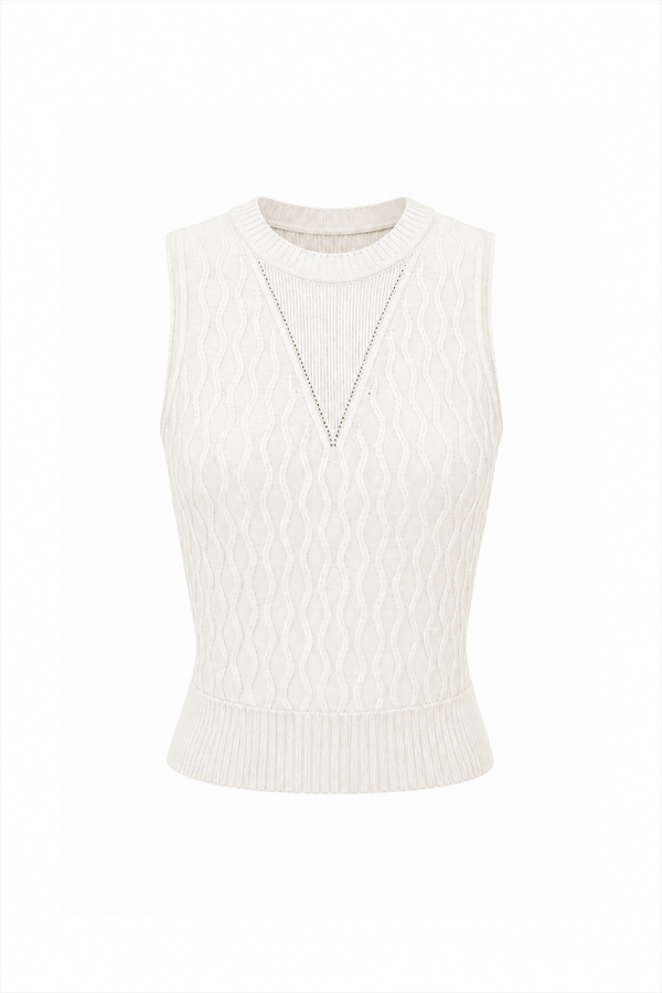 Regata Tricot Flora Off White