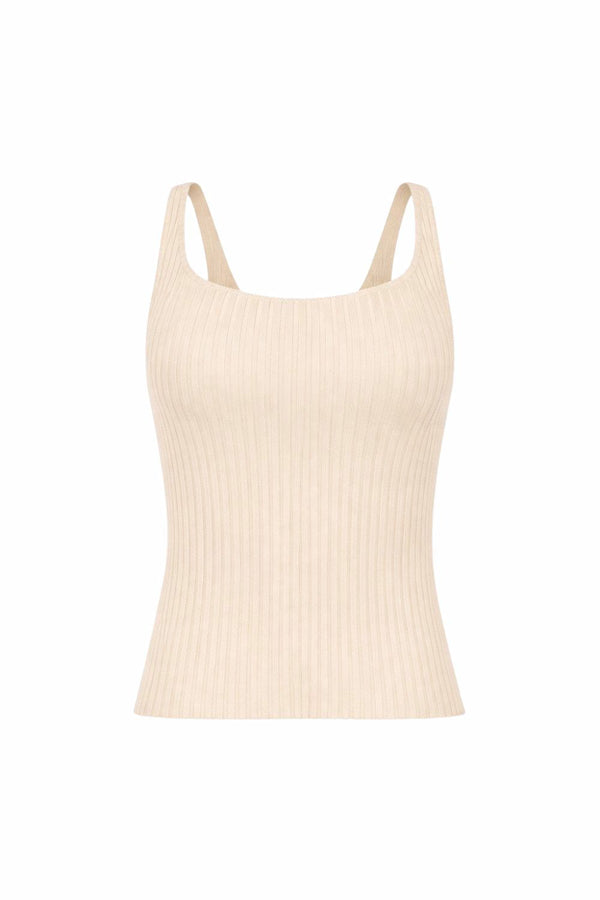 Regata Tricot Leila Eva Bege Areia