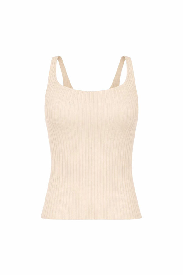 Regata Tricot Leila Eva Bege Areia