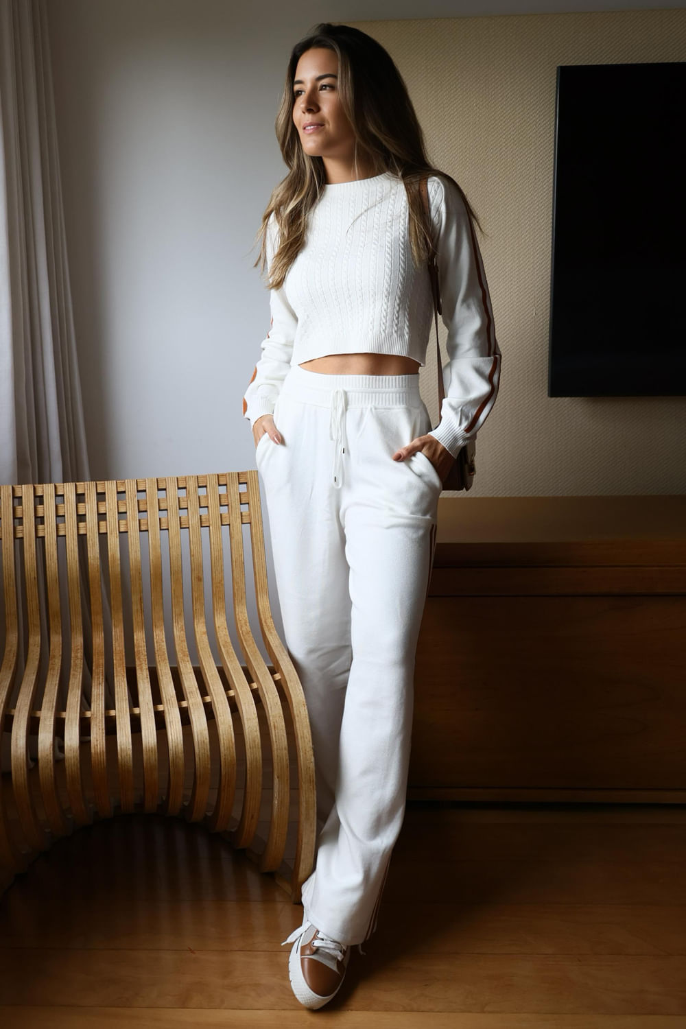 Calça Lara Fio Soft Off White