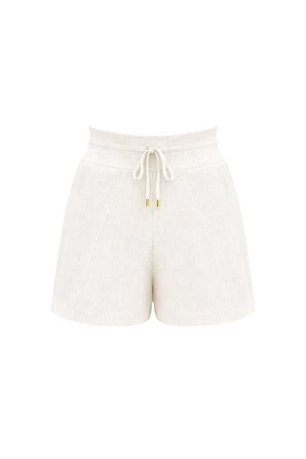 Shorts Tricot Carina Off White