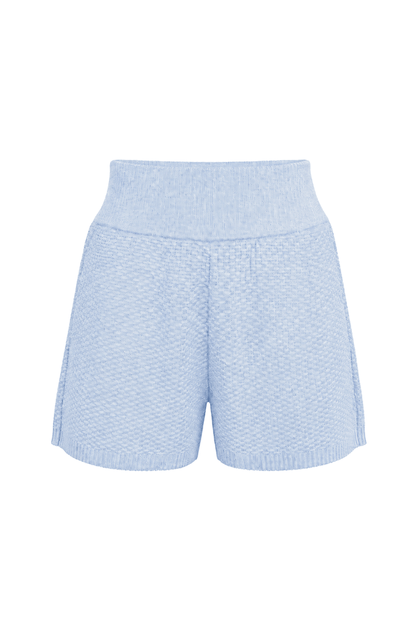Shorts Tricot Amora Azul Ice