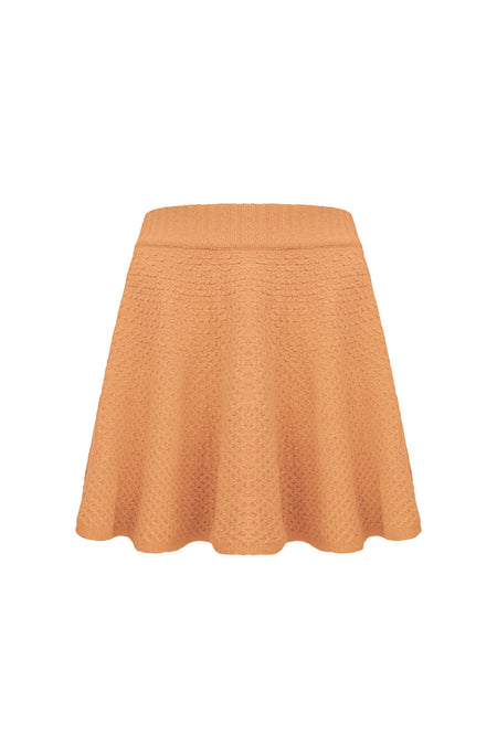 Saia Tricot Curta Cherry Honey