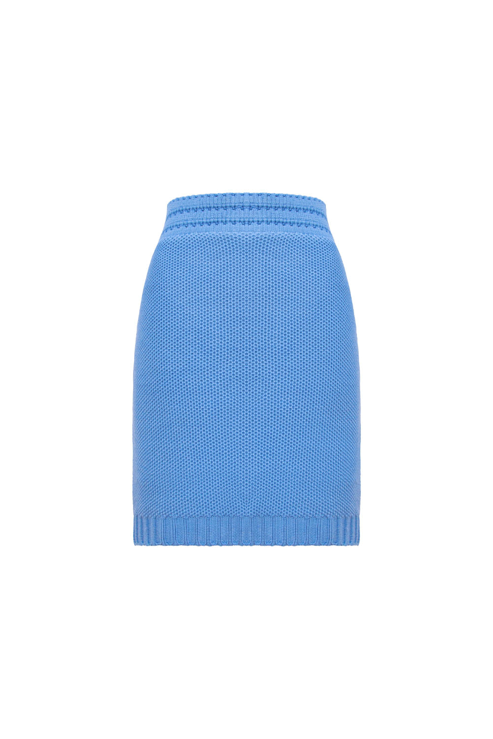 Saia Tricot Curta Katia Azul Capri