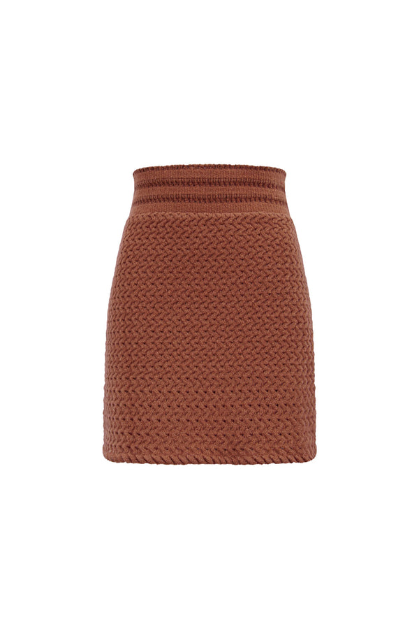 Conjunto Tricot Liliane Terracota