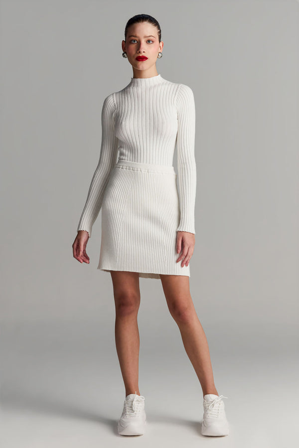 Saia Tricot Curta Miriam Off White