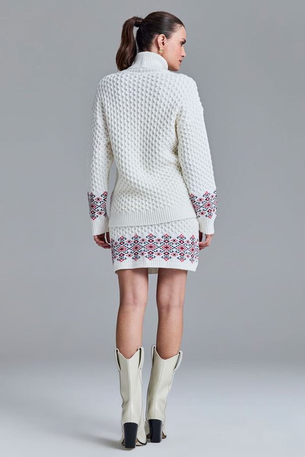 Saia Tricot Curta Monalisa Off White