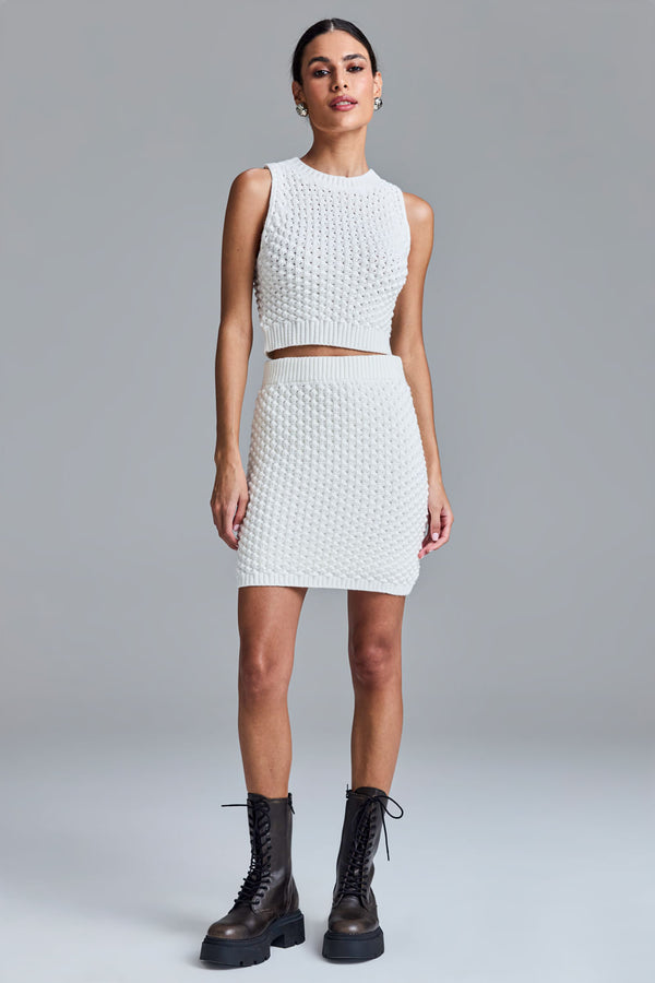 Saia Tricot Curta Serena Off White