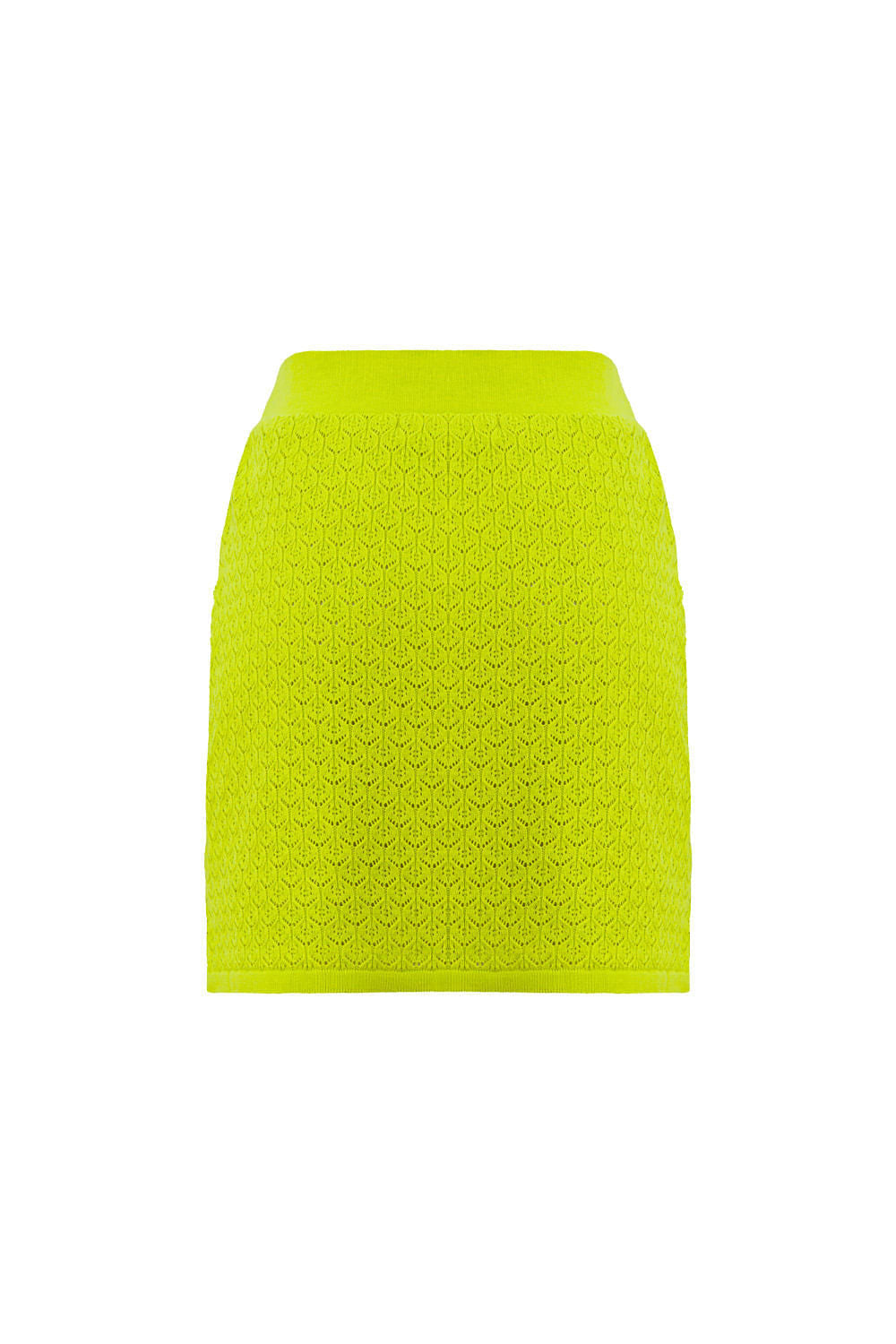 Saia Tricot Curta Silvia Verde Lima