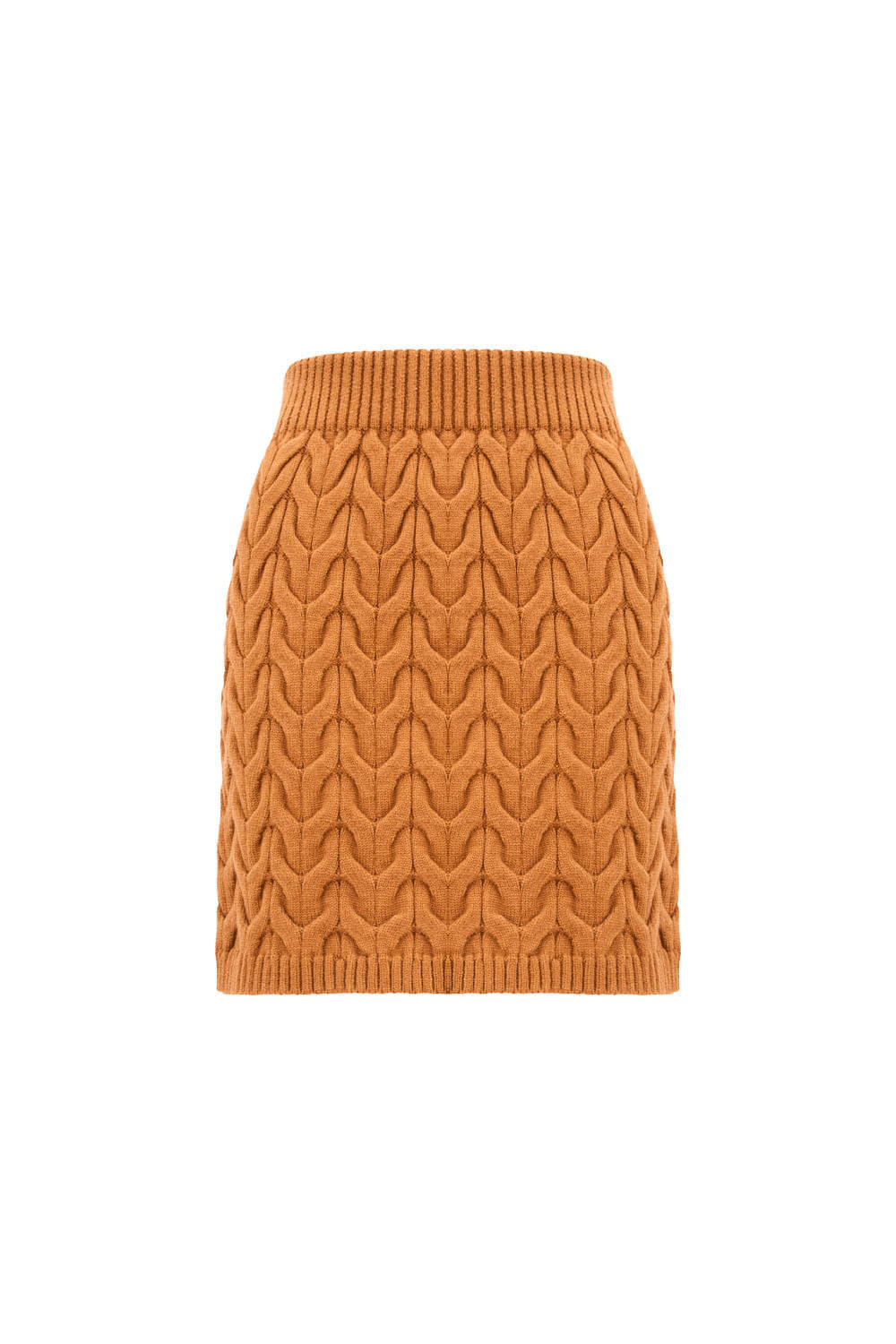 Saia Tricot Vitoria Mascavo