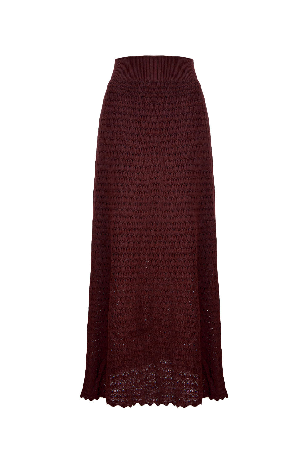 Saia Tricot Midi Helo Trufa