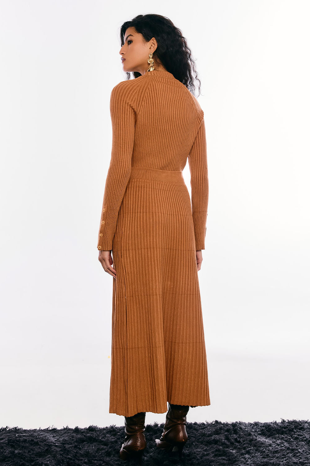 Saia Tricot Midi Ingrid Camel