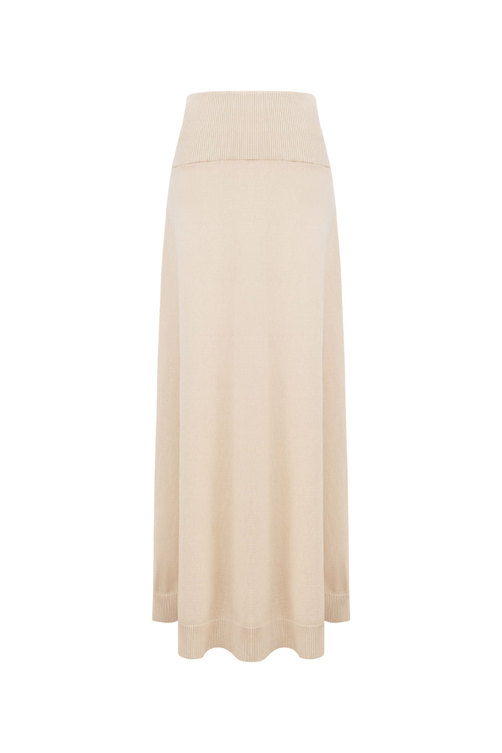 Saia Tricot Longa Amira Bege Almond