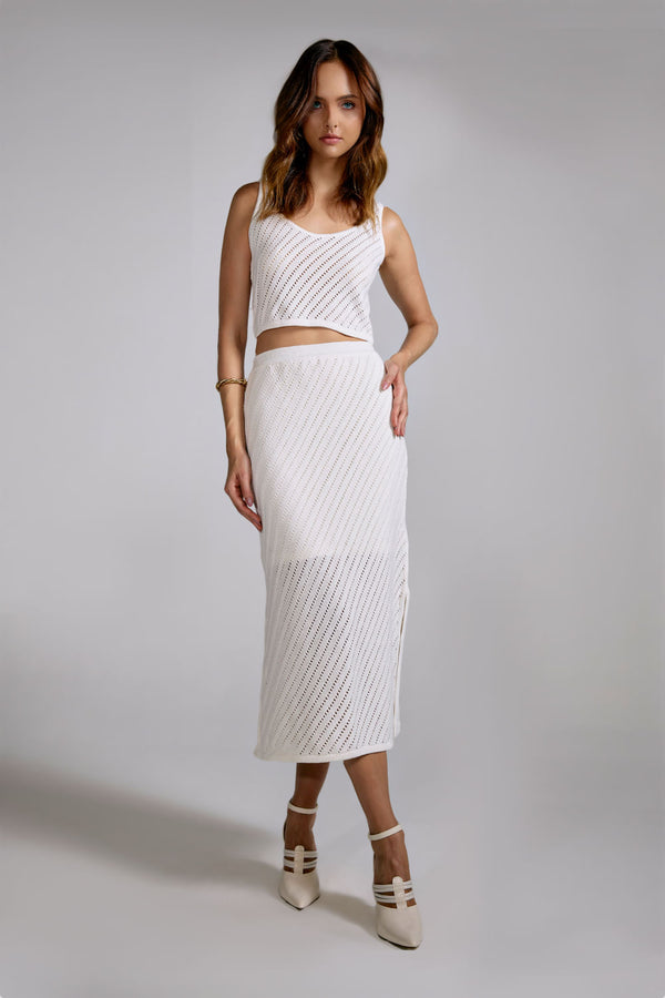 Conjunto Tricot Martina Off White