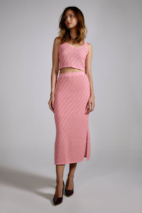 Top Tricot Martina Pink Chá