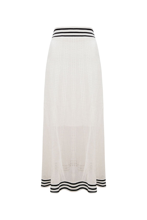 Saia Tricot Midi Alessandra Off White