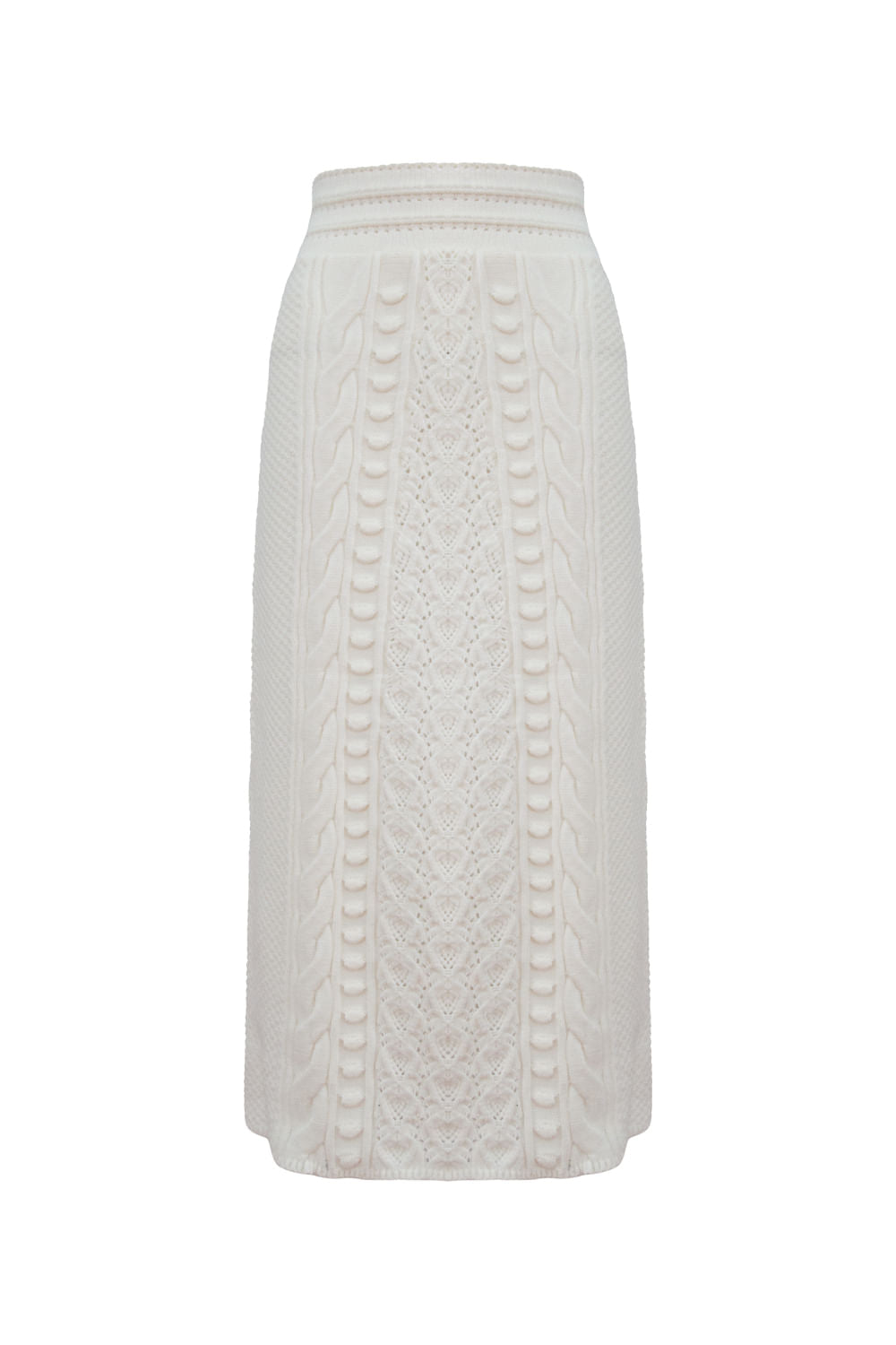 Saia Tricot Midi Georgea Off White