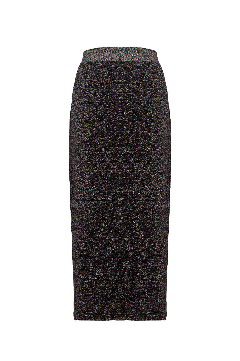 Saia Tricot Midi Janice Preto