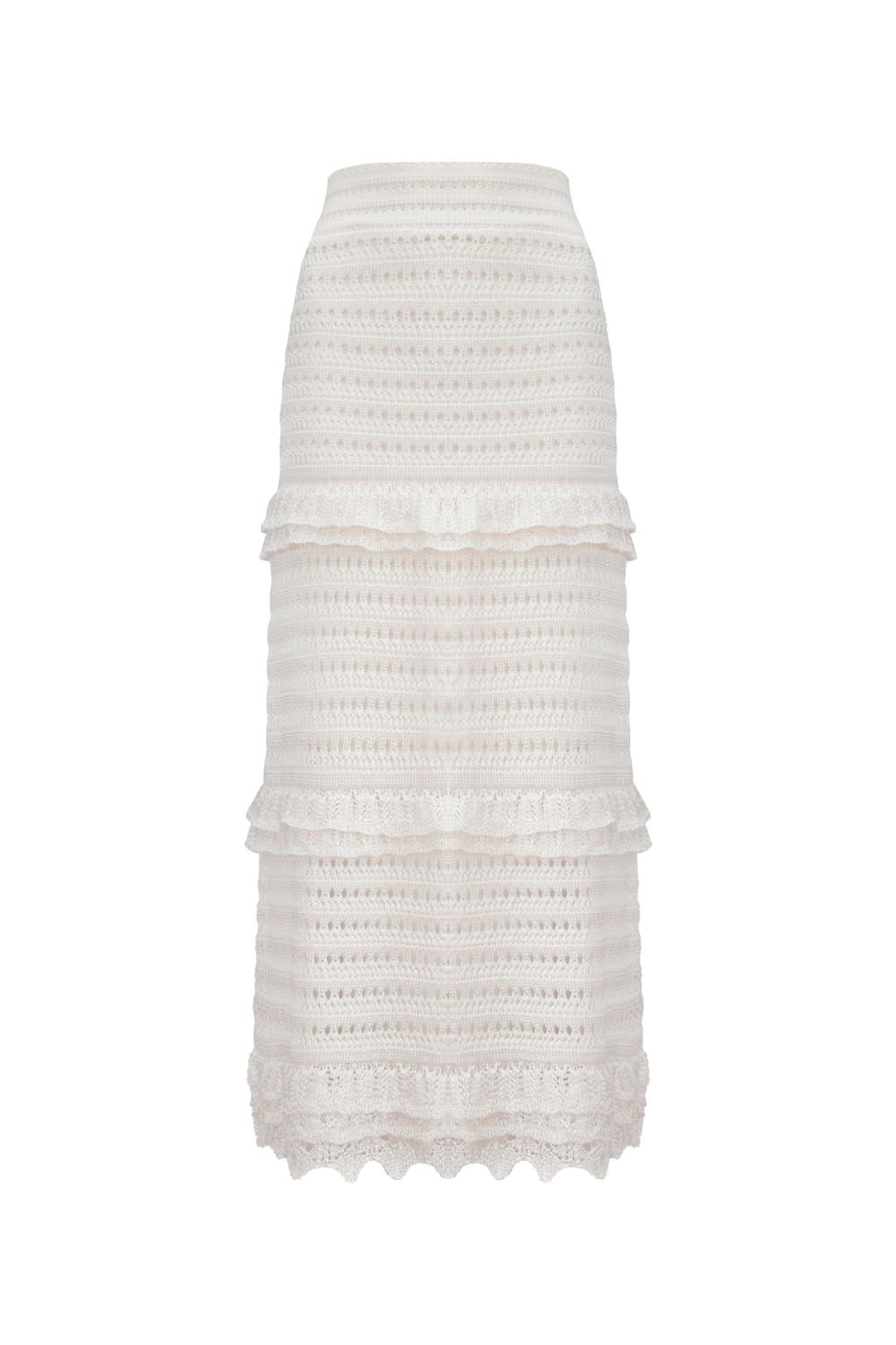 Saia Tricot Midi Leandra Off White