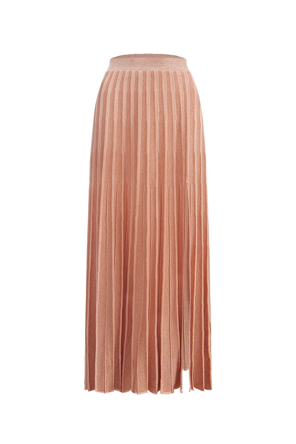 Saia Tricot Midi Louise Bege Shell