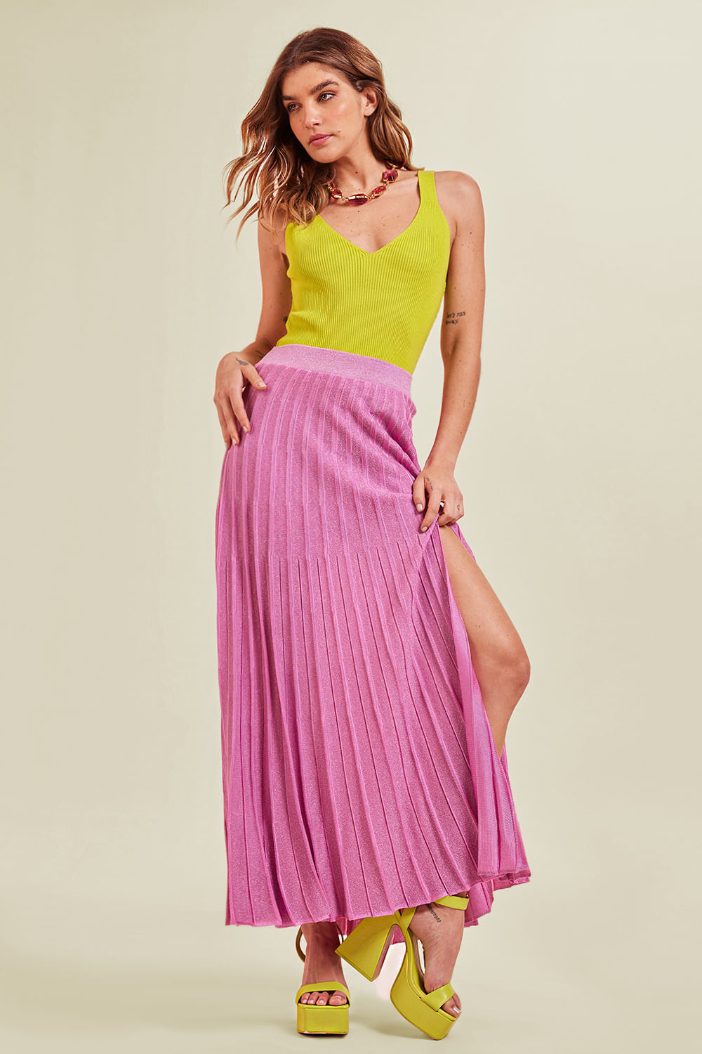 Saia Tricot Midi Louise Violet